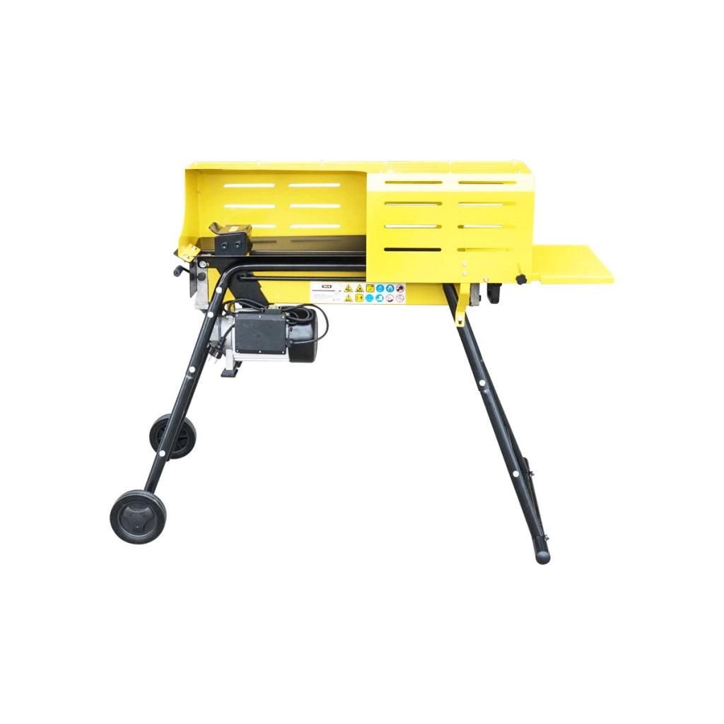 Spaccalegna orizzontale 7T 230V 2kW con supporto in altezza e protezione THOR