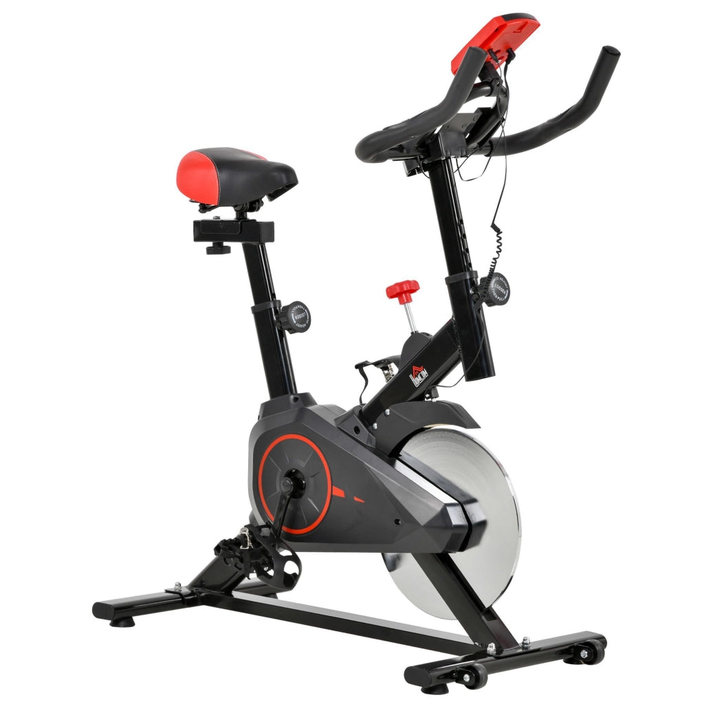 Cyclette da interno, attrezzo per allenamento in bicicletta, cyclette per palestra domestica, 85 x 46 x 114 cm