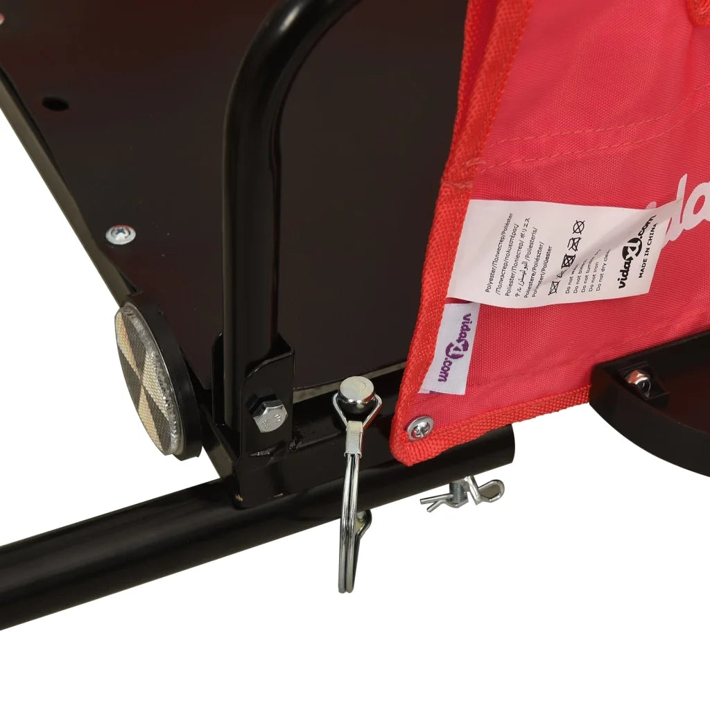 Rimorchio da Bici Rosso Oxford e Ferro CFW9169967