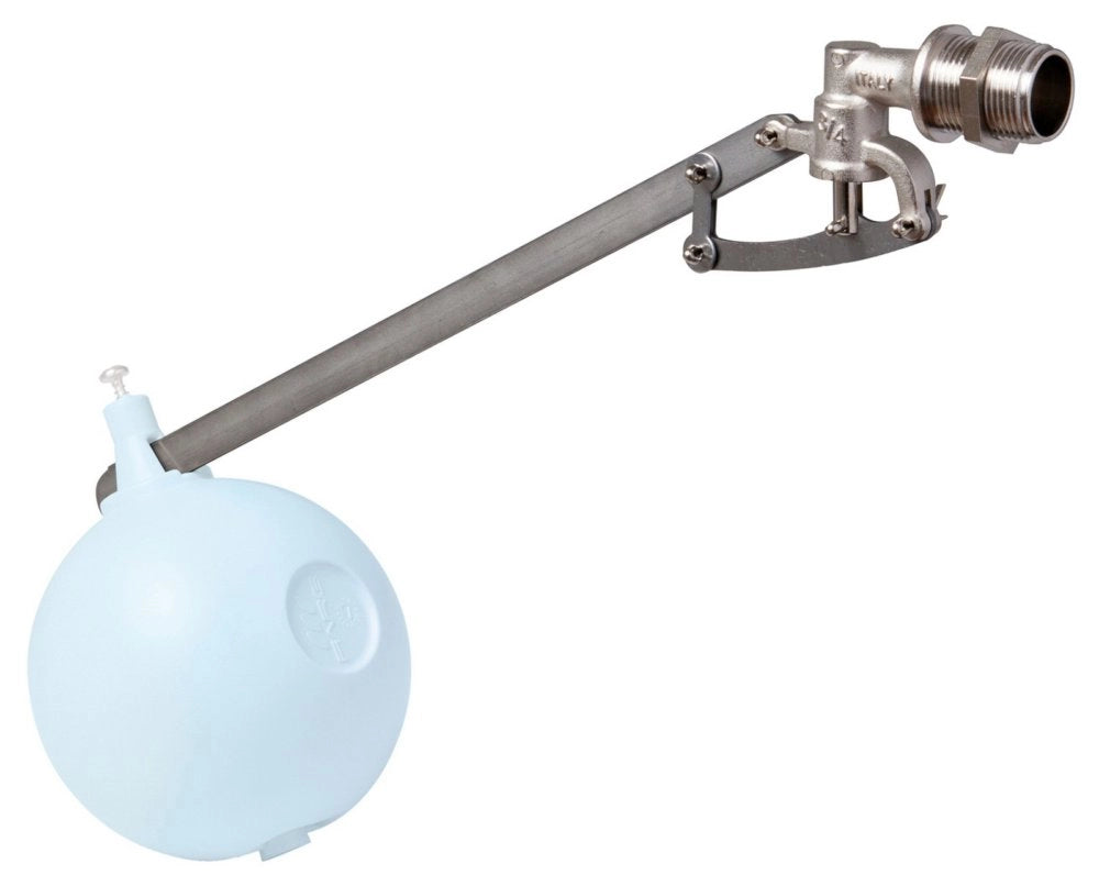 1pz galleggiante a 5 coppiglie asta piatta gr.3/4 senza sfera cod:ferx.26700