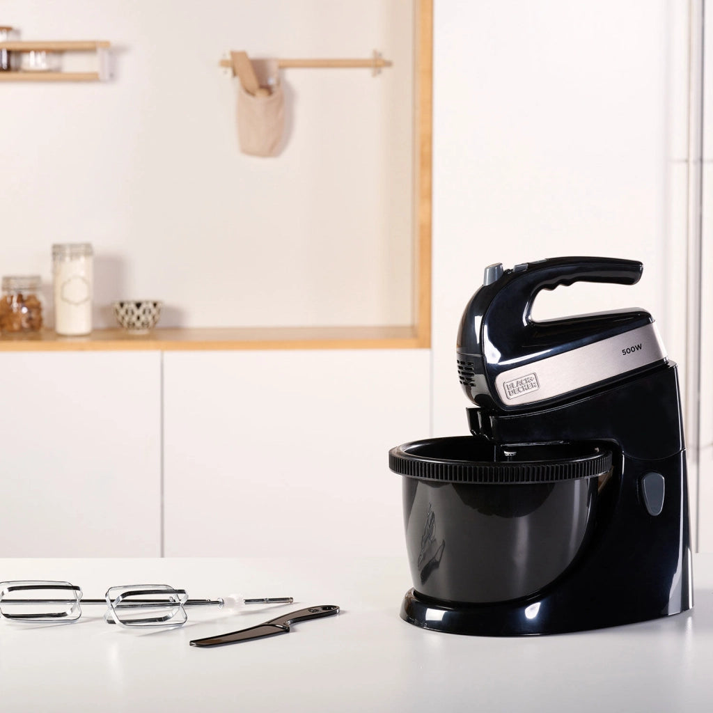 Black & Decker BXMXA500E Sbattitore con base 500 W Nero