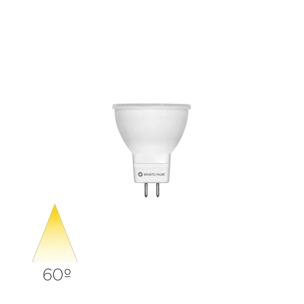 Tutto Lampadina LED Dicroica MR11 4W 12V 4000K Fascio 60 gradi Bianco Retrofit per Illuminazione Interna ad Alta Efficienza Energetica IP40