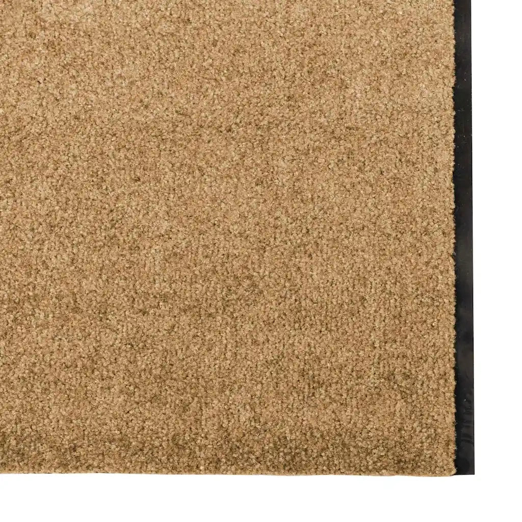 Tappetino Altro Crema e Nero 120 x 350 cm Poliammide e PVC 4100755