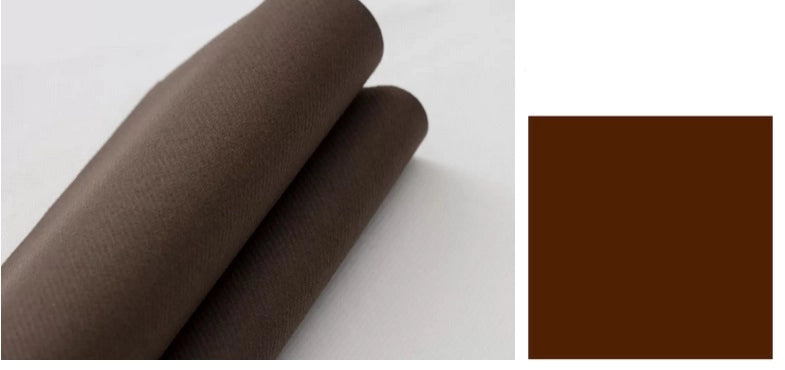 Set 50 Pezzi Tovaglioli da Tavola Carta Simil Tessuto 55 gr Cacao 40 x 40 cm