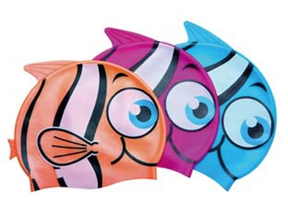 12pz cuffia piscina silicone "little buddy" bambini +3 anni art.26025 cod:ferx.fer260657