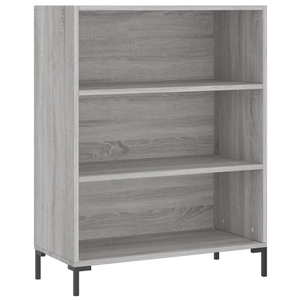 Credenza | Madia | Buffet da pranzo | Armadio da pranzo Grigio Sonoma 69,5x34x180 cm in Legno Multistrato
