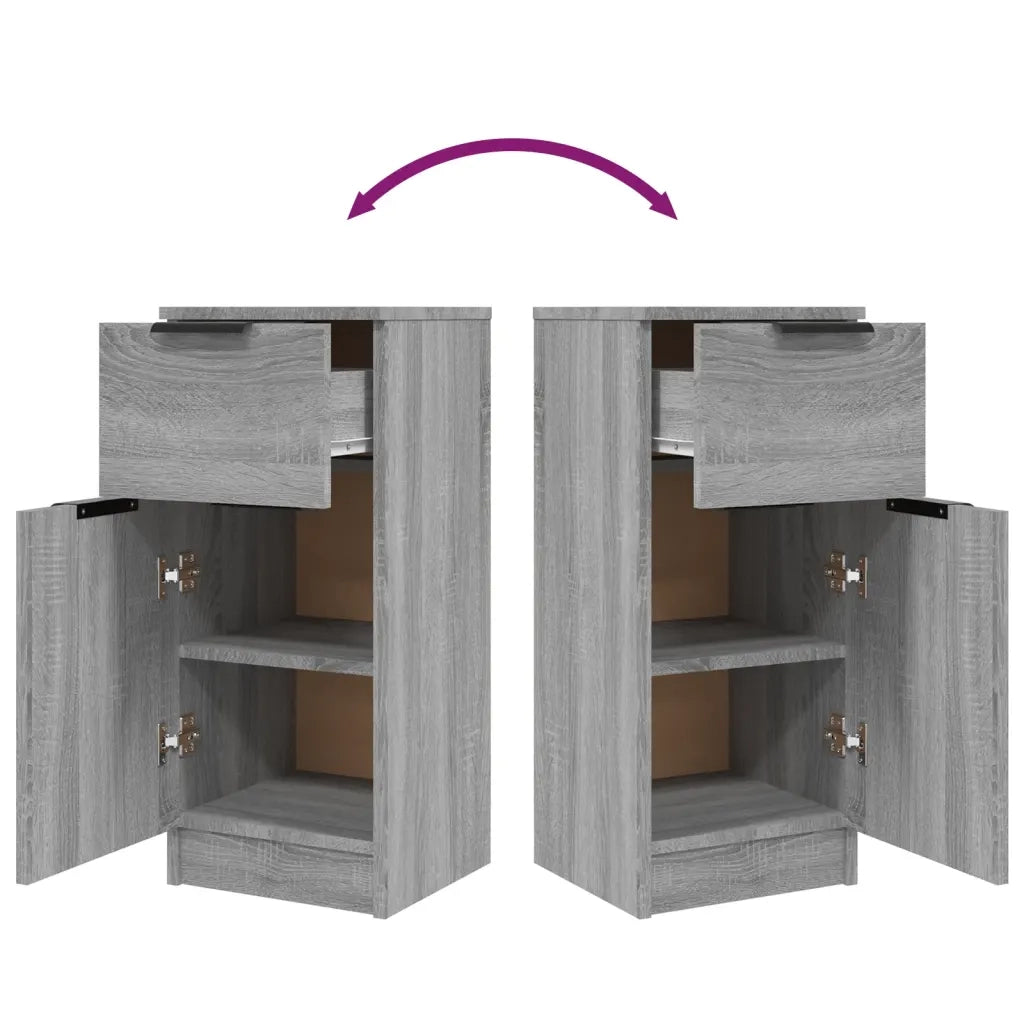 Credenza-Buffet-Armadio da cucina Grigio Sonoma 30x30x70 cm in Legno Multistrato 722482