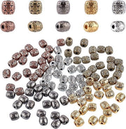 Afstandskralen in stile retro - 5 colori - per creare collane e bracciali - DIY artigianato - compatibile con 6 mm tubo