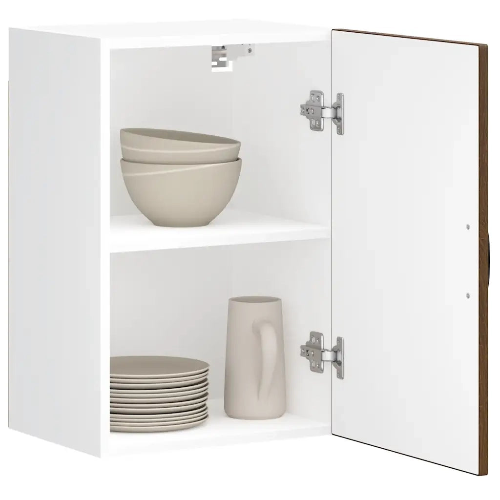 Pensile da Cucina-Mobile Cucina da Parete Lucca Rovere Marrone in Legno Multistrato 273701
