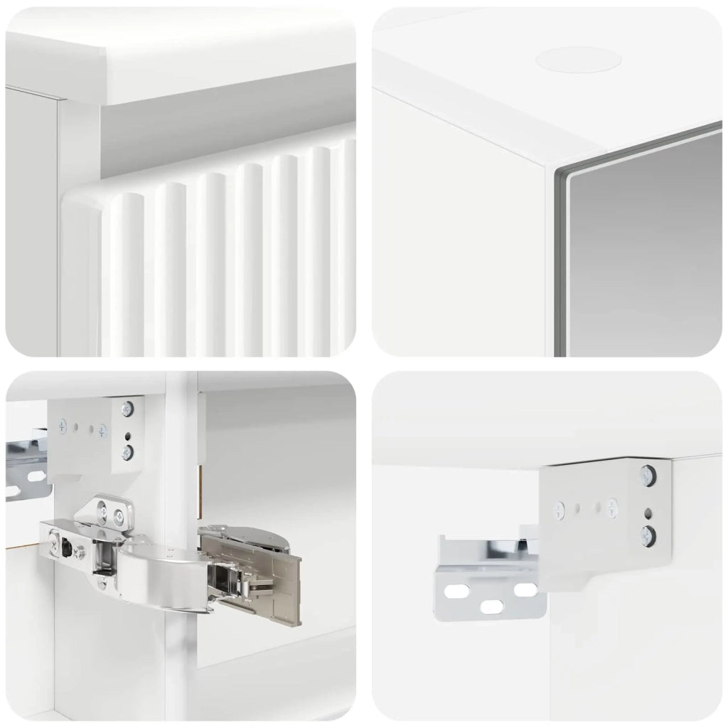 Set di mobili per il bagno 6 pz Bianco 3407159
