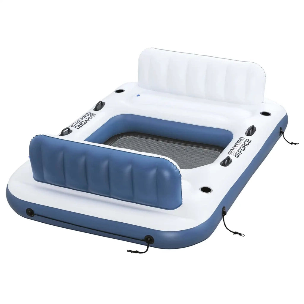 Bestway Isola galleggiante Hydro-Force 2 pcs Bianco e Blu PVC 42035721