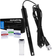 Cavo di 300 cm per elettrodo di pH - sonde di pH sostituibile da 0 a 14 con connettore BNC - polvere di calibrazione inclusa