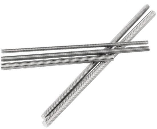 Viti a barra a stella M4x130mm - Acciaio inossidabile - 5 pezzi - Barra a stella - Inserimento a stella - Durevole e resistente alle abrasioni