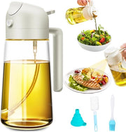 Olioverstuvatrice multifunzionale per cucina, capacità 470 ml, per cucina, grigliatura, forno aerografico, cottura, insalata
