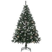 Albero di Natale Artificiale 180cm ¨C Xylo ¨C 676 Rami, 41 Pigne, Effetto Neve