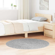 Tappeto Shaggy Antiscivolo Grigio 120 x 120 cm PP 4019781
