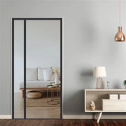 Doppio schermo magnetico per porte - 100*220cm - Antizanzare - Senza perforazione necessaria - Adatto per porte in legno, ferro, marmo, acciaio inox, piastrelle ceramiche e altre porte di ingresso - Schermo antizanzare estivo - Apertura laterale
