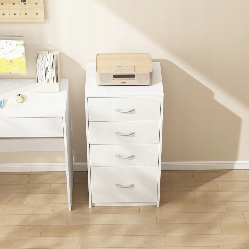 Libreria Bianca 45x35x85 cm Ideale per Ogni Ambiente