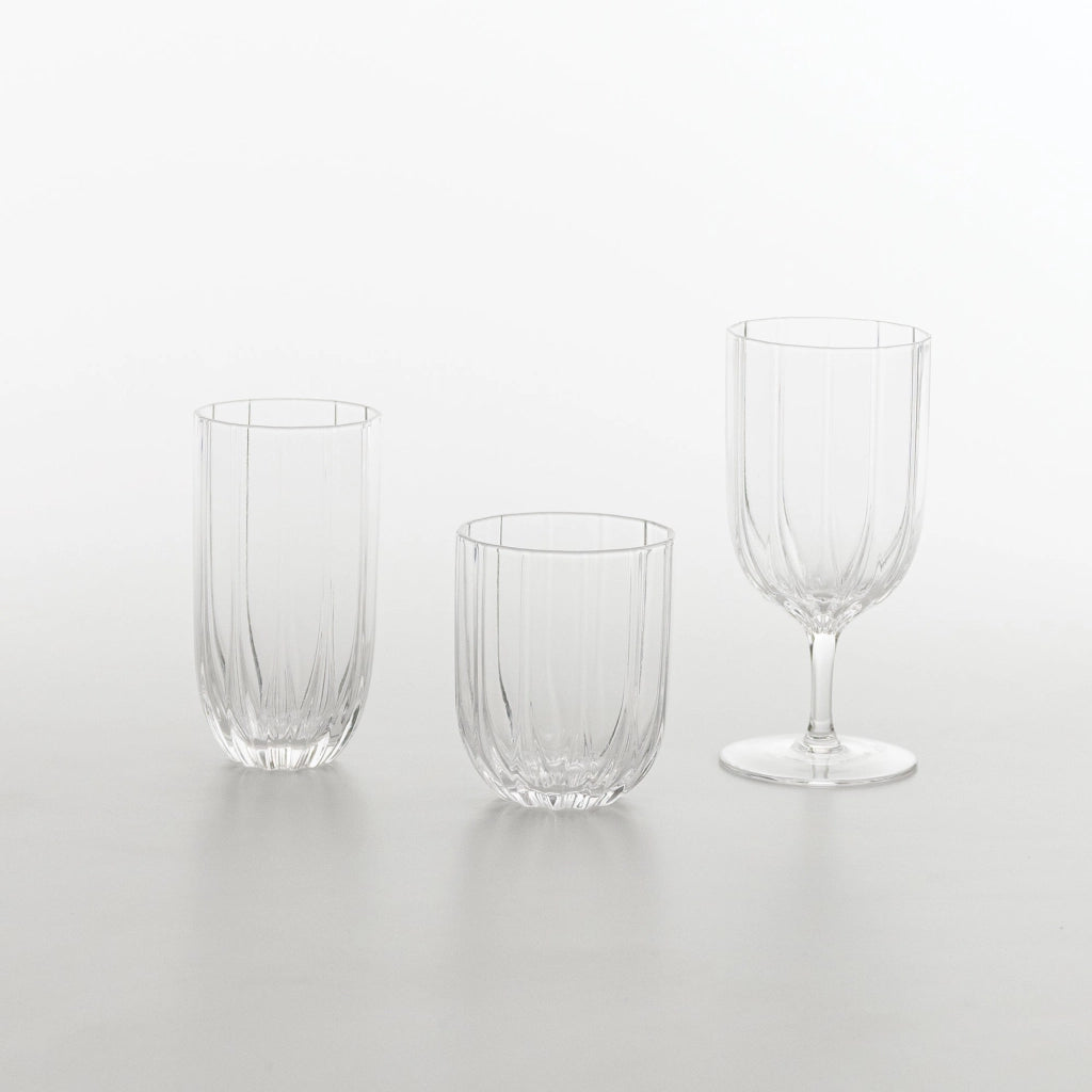 Set 4 Calici da Cocktail Margherita 40,5 cl in Vetro Soffiato a Mano, Design Classico ed Elegante per Servizio Tavola e Degustazione Professionale