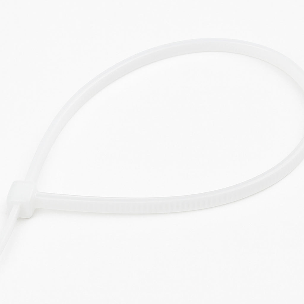 FASCETTA A STRAPPO PER CABLAGGIO mm 7,5 x 450 - bianco  - UNIKO