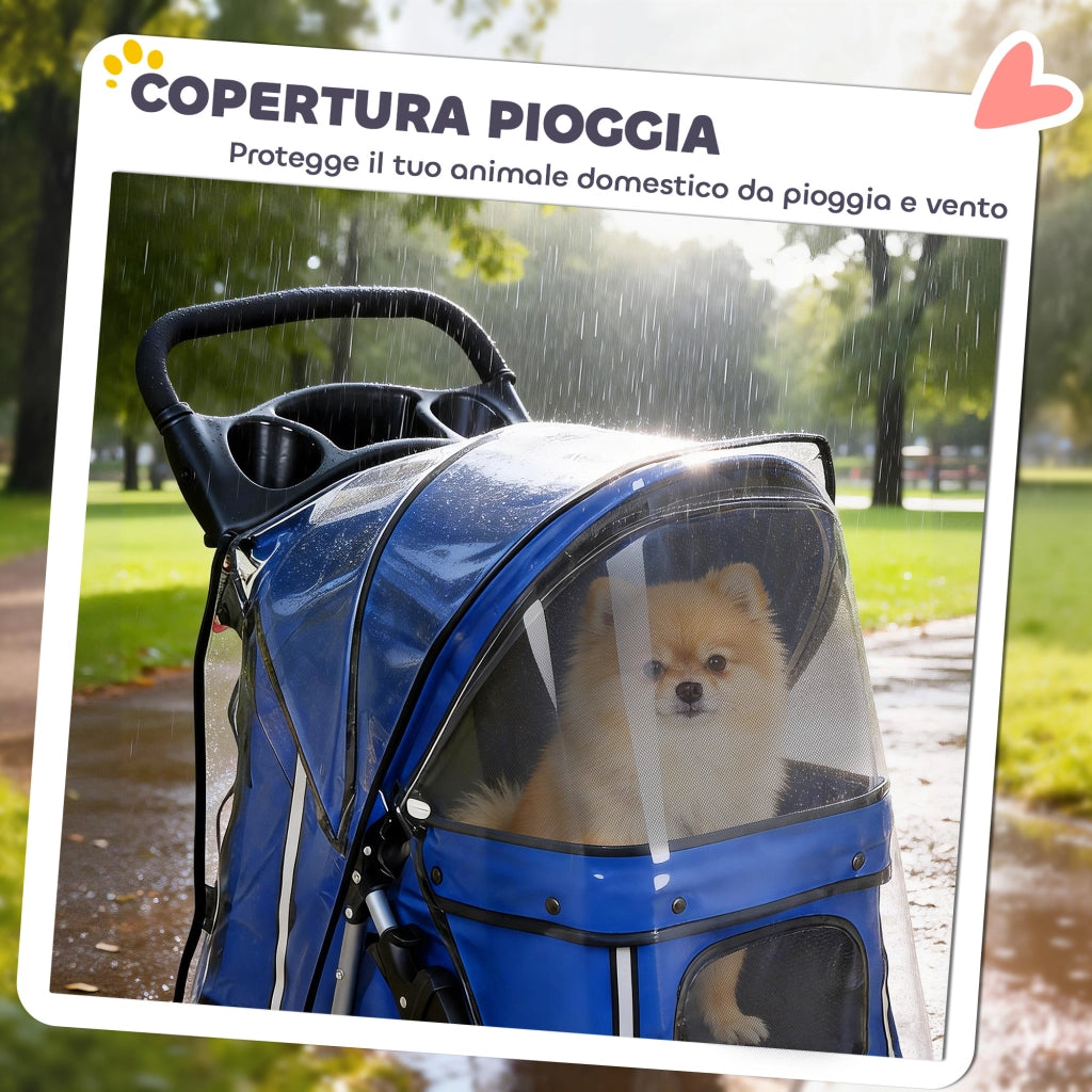 Cuscino per Cane Pieghevole ¨C Minimal ¨C Blu