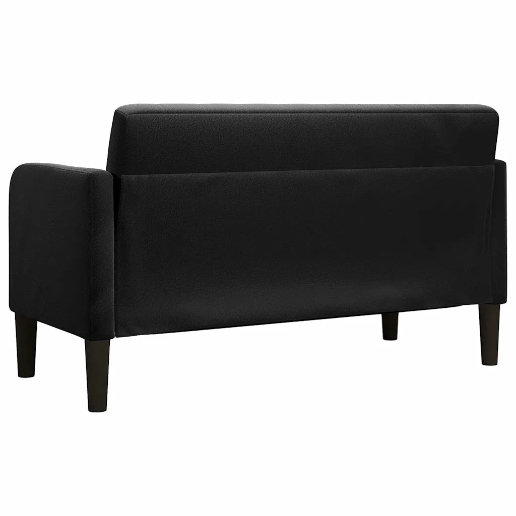 Divano | Divano da soggiorno | Sofa Divanetto Nero 109 cm in Velluto