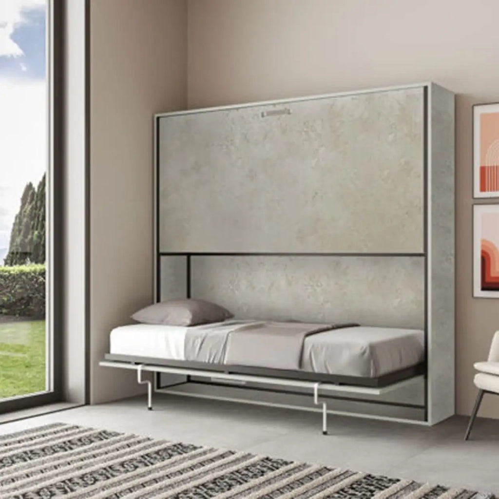 Letto doppio a scomparsa Kando cashmere