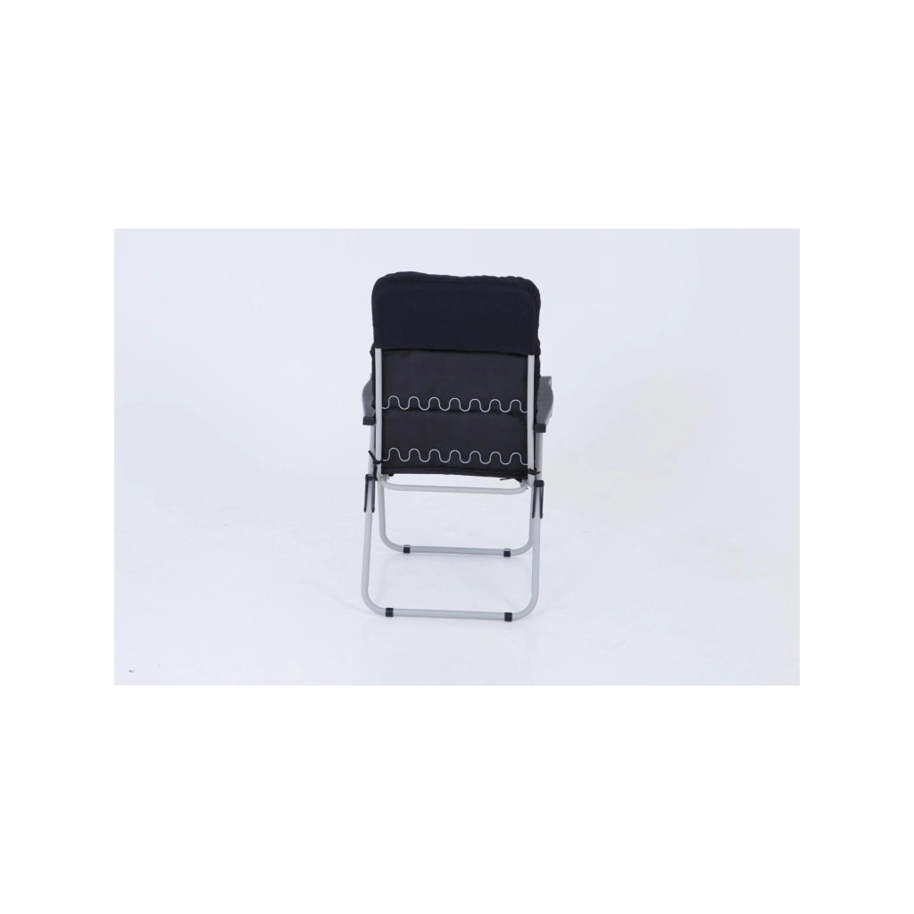Set di 2 comode poltrone da campeggio pieghevoli - O'Camp - Regolabili in più posizioni - 70 x 105 x 62 cm