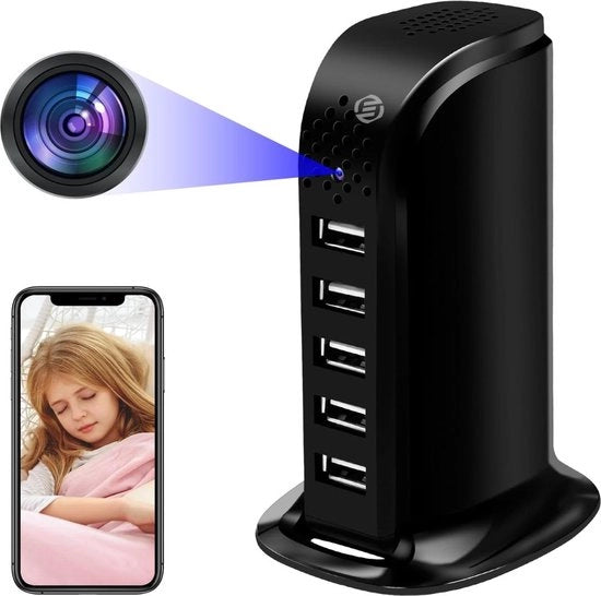 Camera Spia Nascosta - Camera di Sorveglianza - Aparato di Ascolto - Aparato di Ascolto Nascosto - Camera Mini Spia - Aparato di Ascolto Mini - Sistema di Ascolto - Aparato di Ascolto Portatile