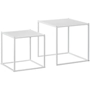 Tavolino da caff¨¨ nido ¨C zephmum ¨C bianco 35x35 40x40