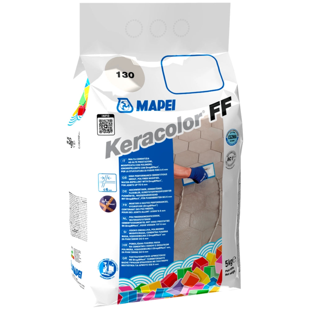 Stucco fughe grana fina ceramiche piastrelle mosaici keracolor ff sacco 5 kg *** colore- caramel - 141, confezione 1