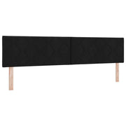 Testiera | Testata Nero 200 cm Tessuto