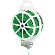 Trade Shop - Filo Per Rilegatura Verde Con Taglierina Integrata 60 Metri Per Piante Fiori -