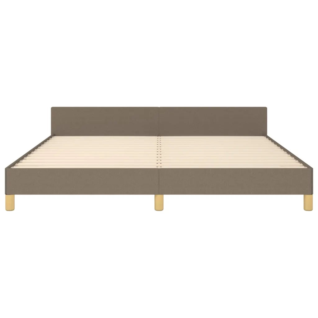 Giroletto senza Materasso-Struttura Letto Tortora 160x200 cm in Tessuto