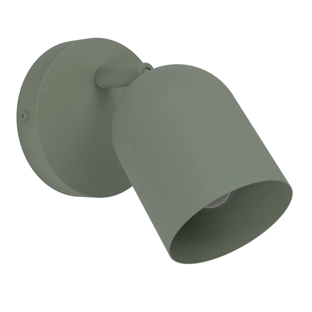 Faretti E Spot Moderno Tilston Acciaio Verde 1 Luce E14 Ip20