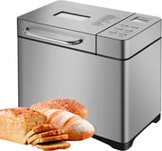 Macchina per la preparazione del pane - Metallic - 19 in 1 - RVS - Automatica - 650 Watt