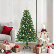 Albero di Natale artificiale con 150 LED Verde 150 cm 3396904