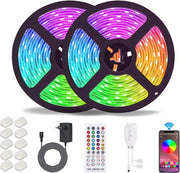 Strisce LED RGB acqua-resistenti 10M con controllore Bluetooth e telecomando