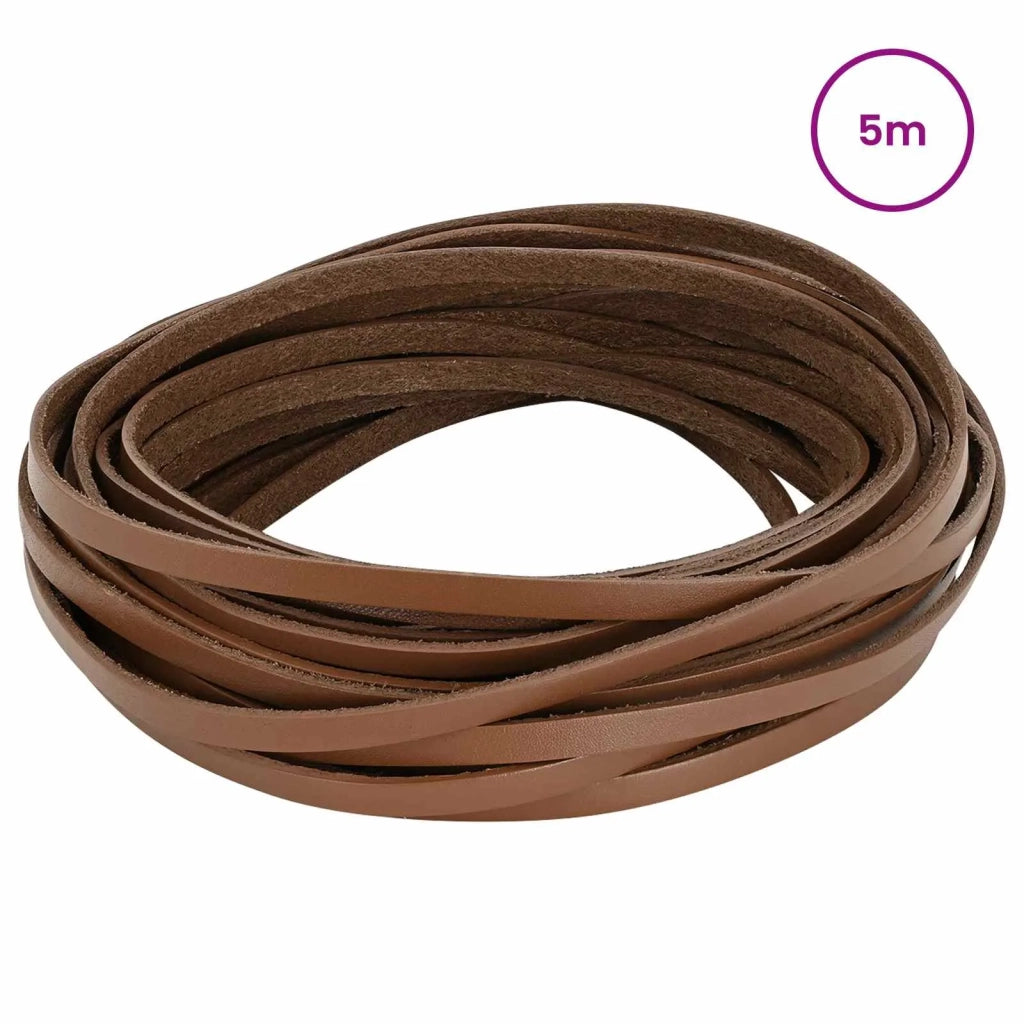 Cinturino in pelle Marrone 500 x 0,8 cm Pelle 42034212