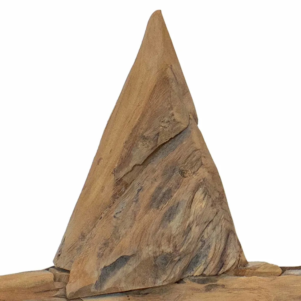 Stella di Natale-Decorazioni natalizie Marrone 45 x 5 x 60 cm Legno di teak solido