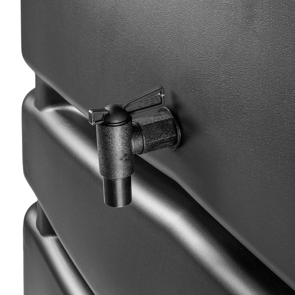 Serbatoio per acqua piovana KADAX da 350 litri con rubinetto, contenitore color antracite Kadax