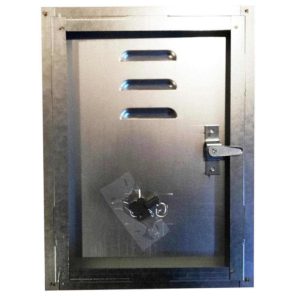 Sportello portello porta zincata per chiusura nicchia contatore gas, scegli se  hc 45 x lc 35 cm ( hn 41 x ln 31 cm )