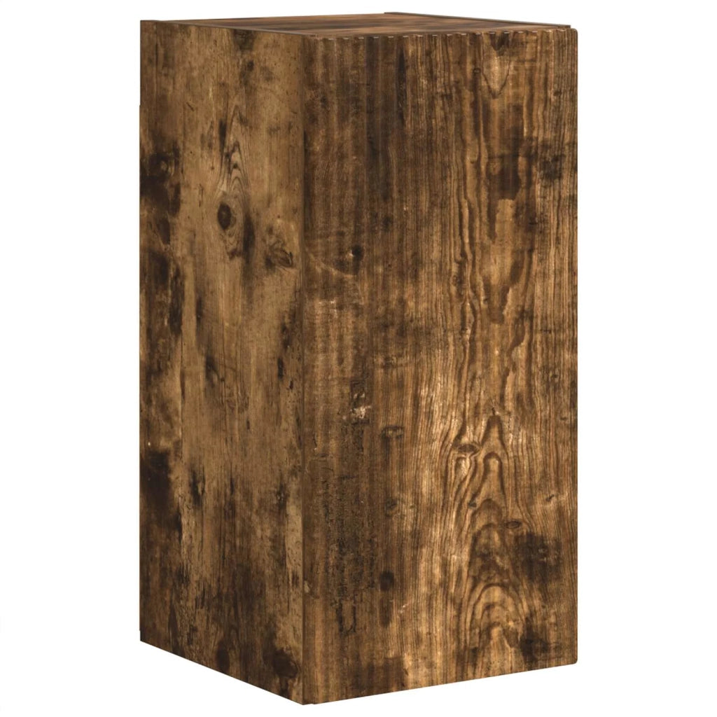 Set mobile TV 4 pz | Armadietto TV | Mobile Porta TV Rovere fum¨¦ Legno multistrato