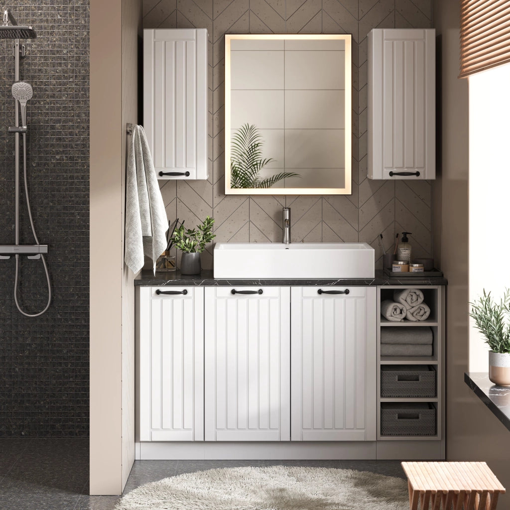 Vicco Mobile bagno Antracite-oro 45 x 72 cm