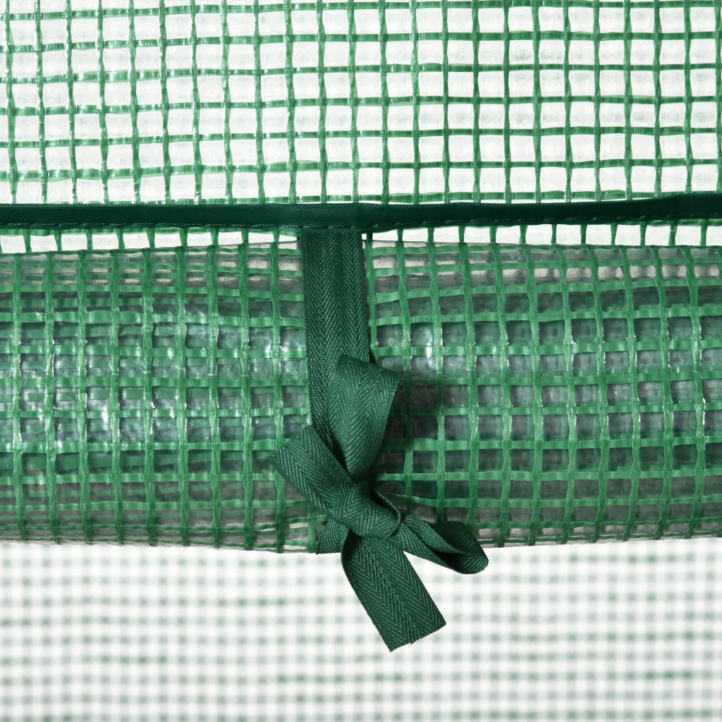 Mini serra/serra per propagazione con copertura in alluminio e 3 ripiani, porta avvolgibile, orto verde, 69 x 49 x 125 cm per gli amanti del