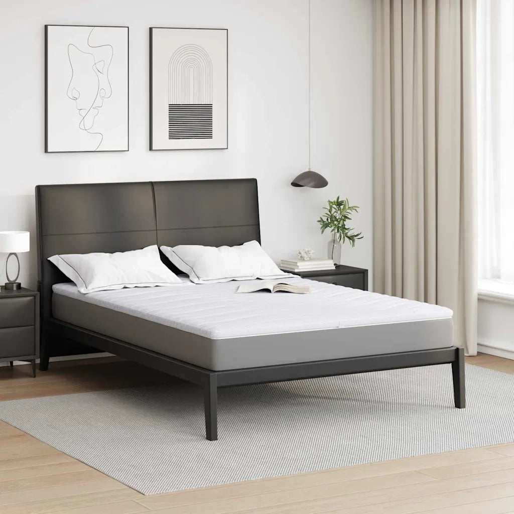 Topper per materasso Bianco 140 x 200 cm Tessuto a maglia CFW6677962