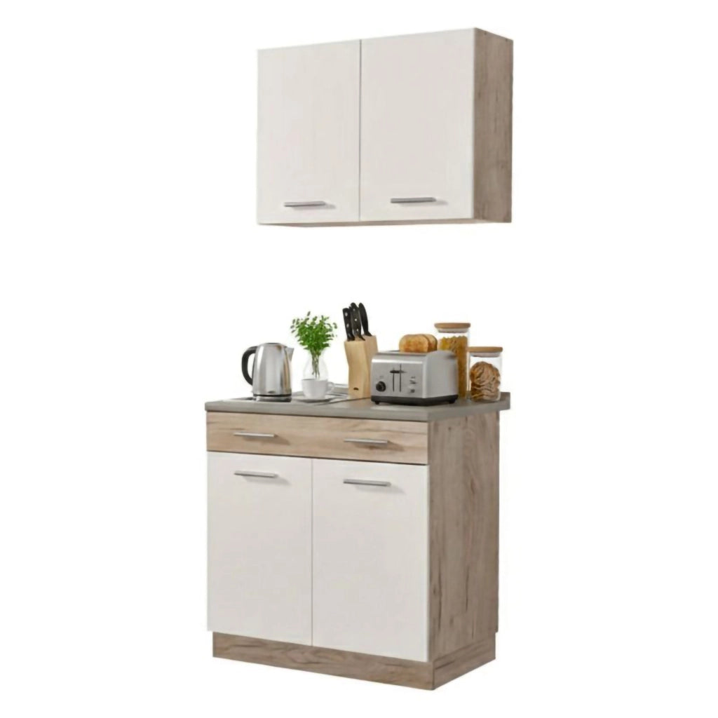 Cucinino Garessio, Cucina un Cassetto, Elettrodomestici non inclusi, Bianco