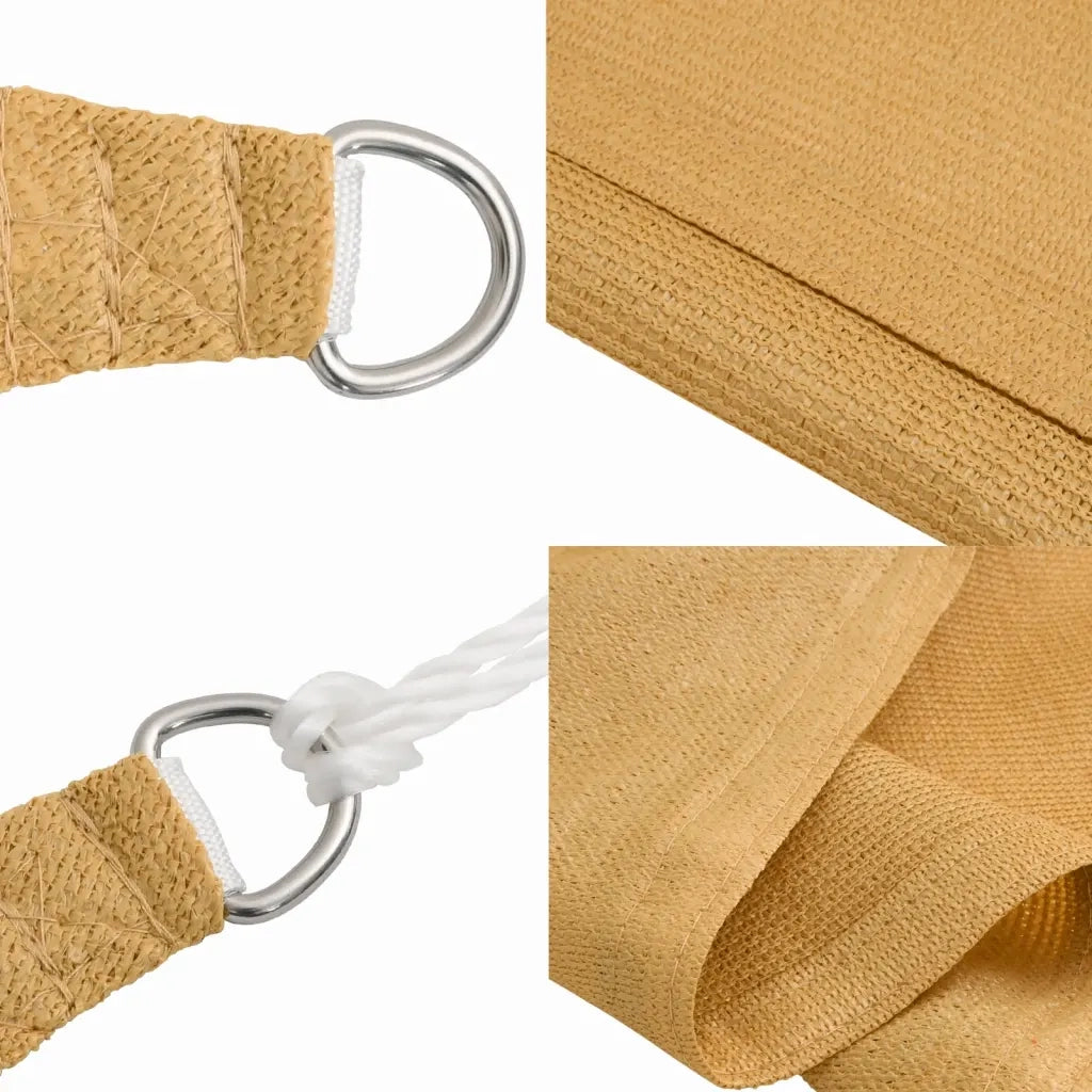 Vela Parasole 160 g/m² Rettangolare Sabbia 3x4 m in HDPE 4002039