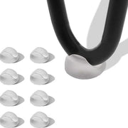 Set di 8 protezioni per gambe di tavolo e piedi di mobili - Adatti per tubi di 3/8-1/2 pollici di diametro - Protezioni per pavimento in gomma.