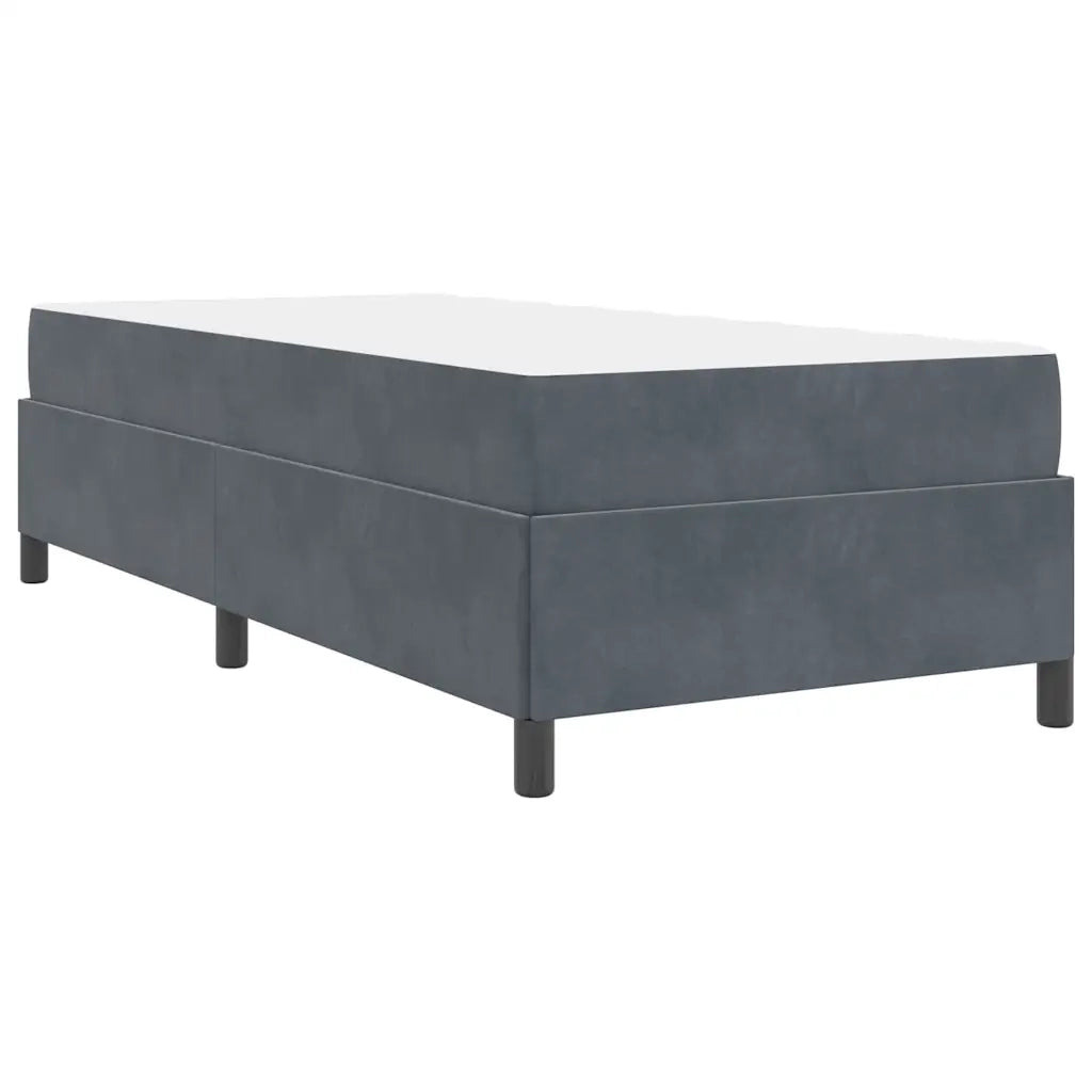 Struttura del letto Grigio scuro 80 x 200 cm Tessuto 3399025